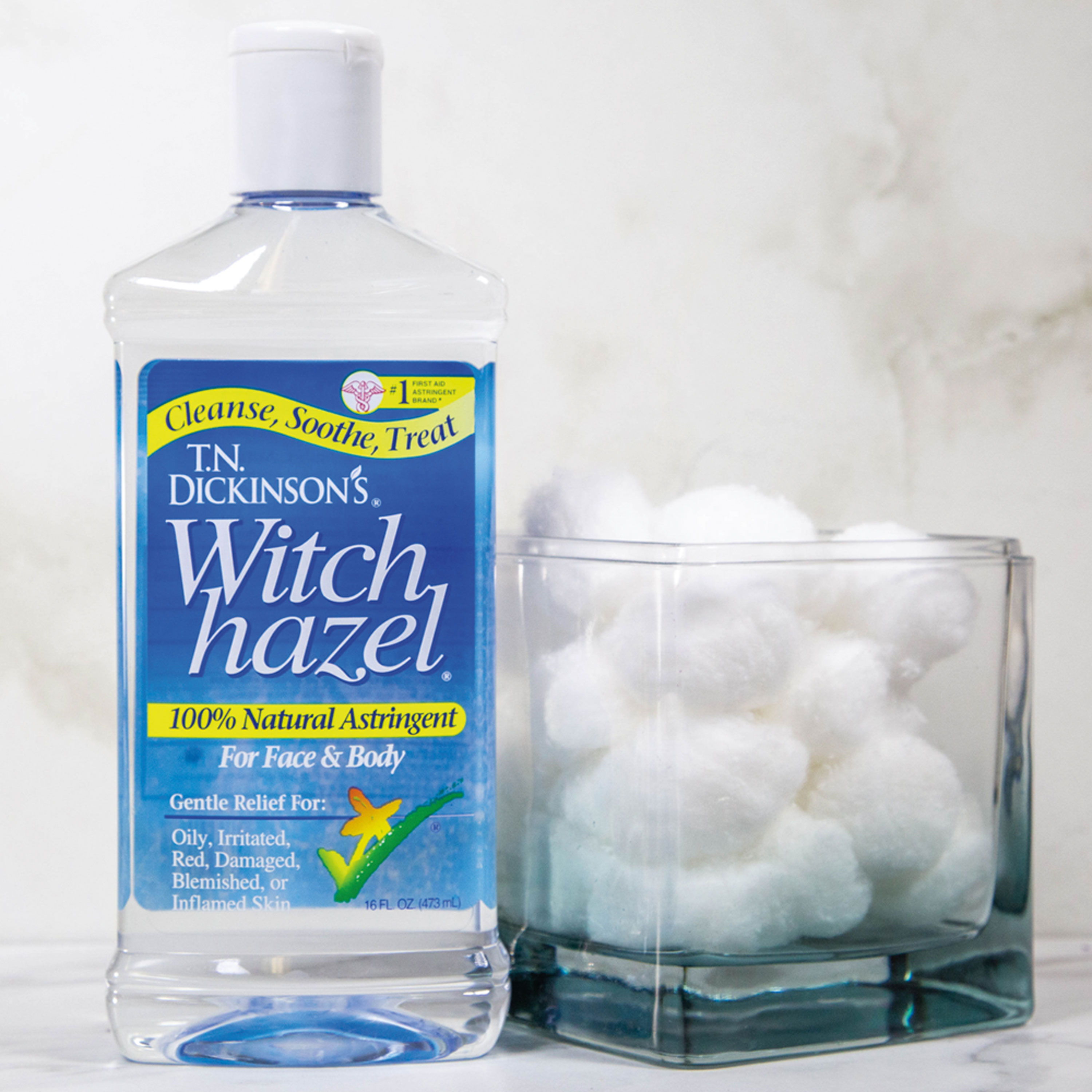 TN Dickinson & # 39; s Witch Hazel 100% Natural Astringent for Face and Body, 16 fl oz - Walmart.com