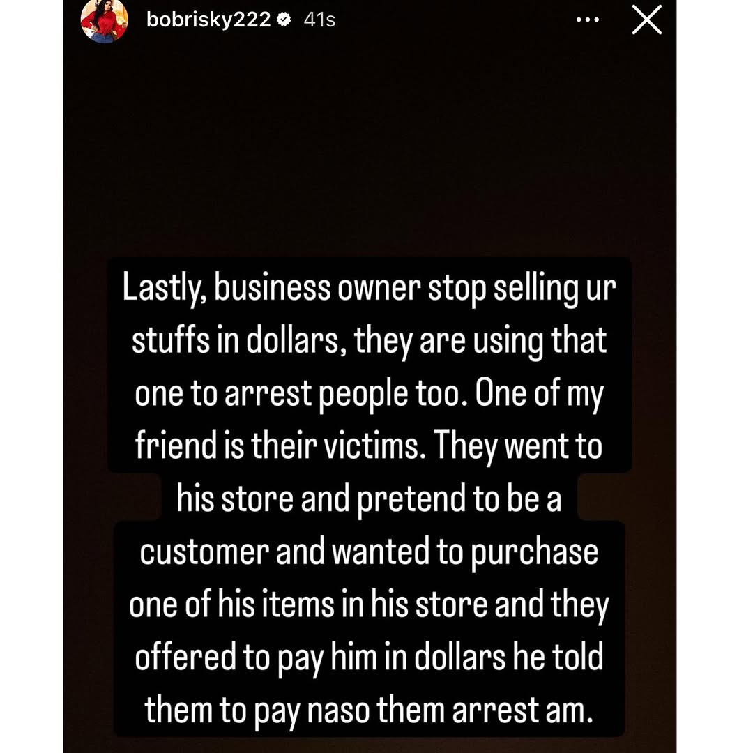 You are the most wicked people in Nigeria - Bobrisky to EFCC