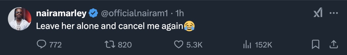 Naira Marley defends Ayra Starr amid backlash of dancing to his song