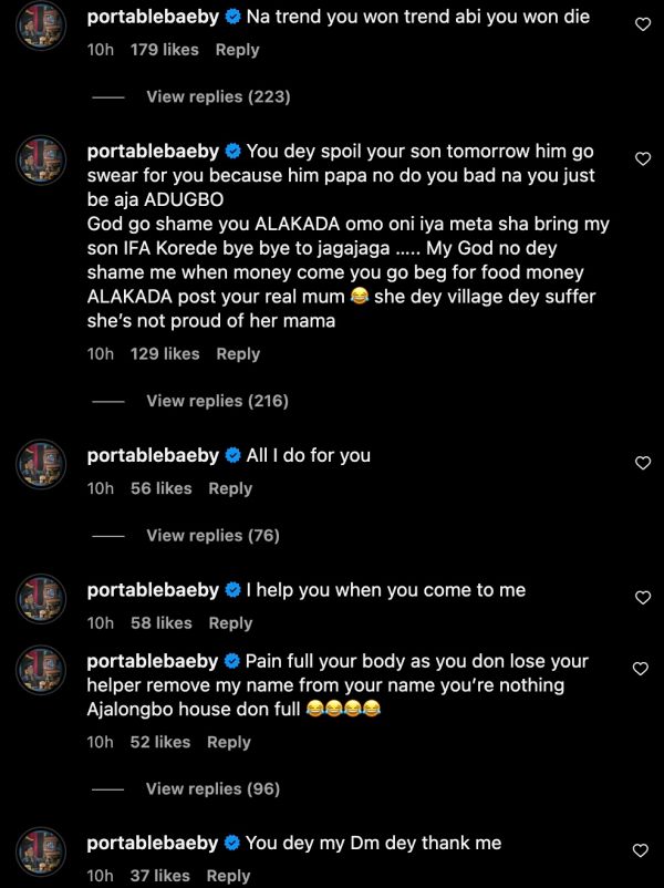 Portable goes gaga over baby mama's Valentine's post with boyfriend