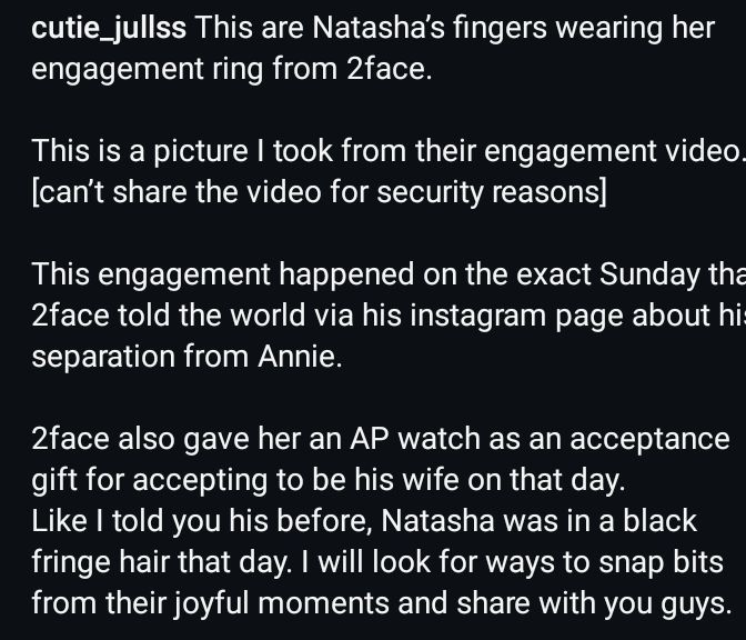 Cutie Juls Instagram post