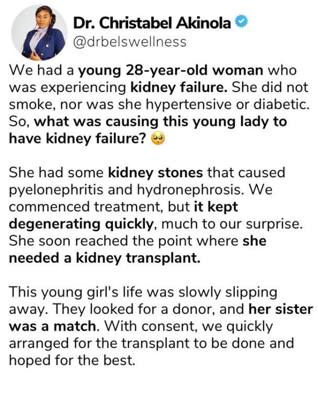Lady suffers kidney failure after vitamin C overdose in quest for 'glowing skin'