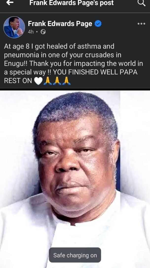 Frank Edwards Facebook post 