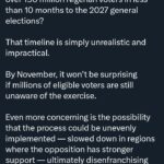 “INEC will be the end of Nigeria” — Lawyer says as INEC announces revalidation of voters